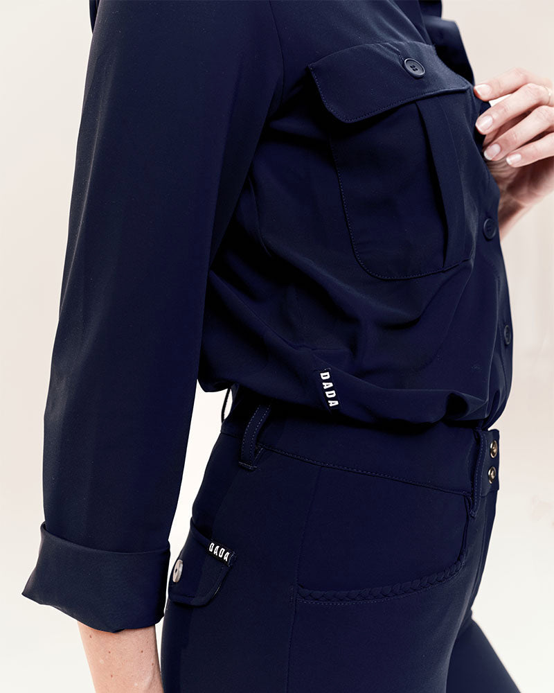Hattina - Chemise technique fluide d'équitation