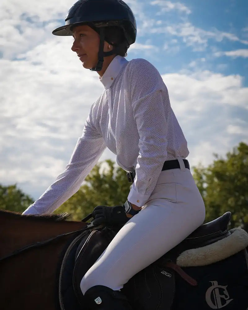 Euphoria - Chemise de concours d'équitation microperforé
