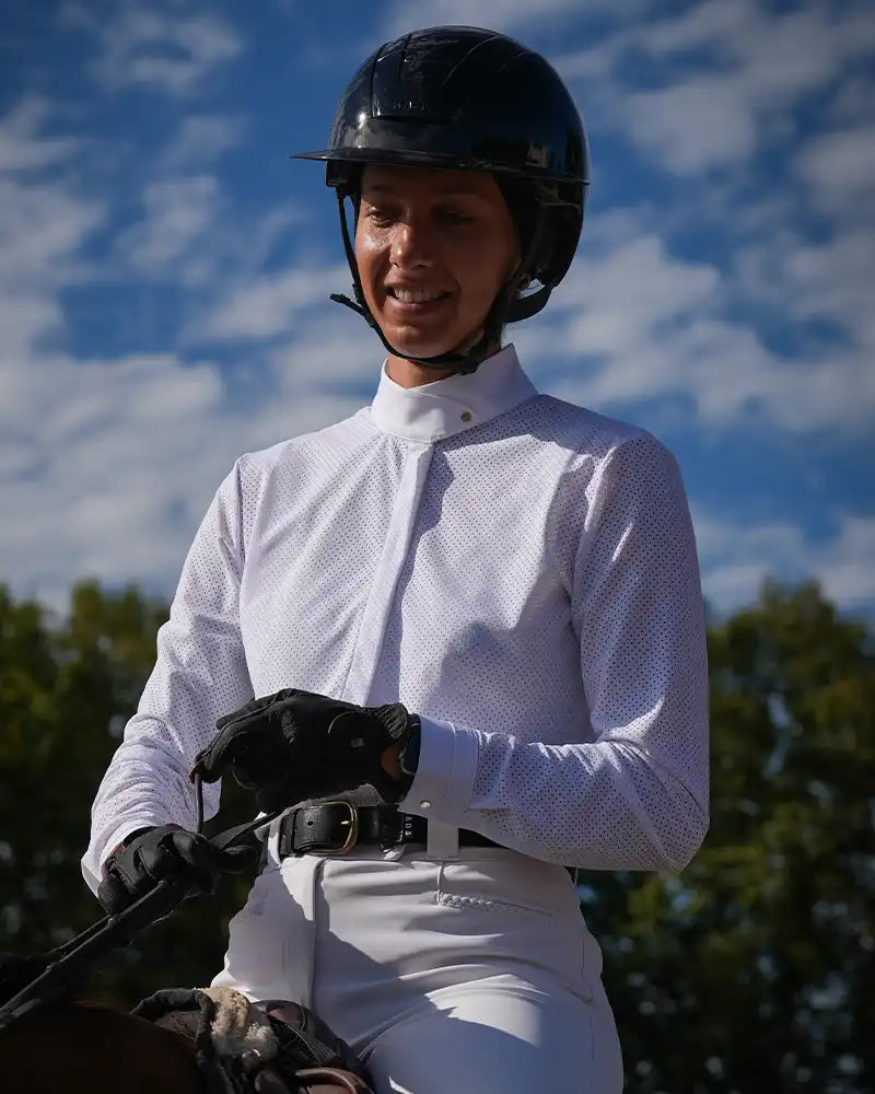 Euphoria - Chemise de concours d'équitation microperforé
