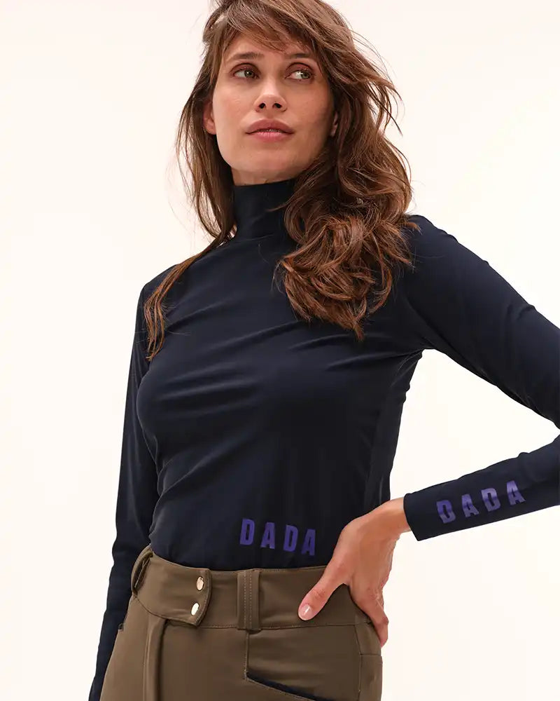 Consul - T-Shirt technique col montant d'équitation