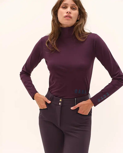 Consul - T-Shirt technique col montant d'équitation