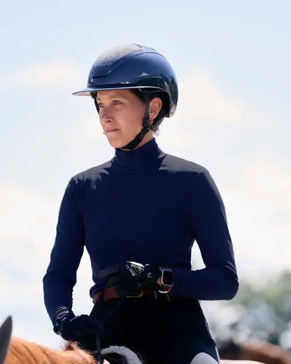 Consul - T-Shirt technique col montant d'équitation