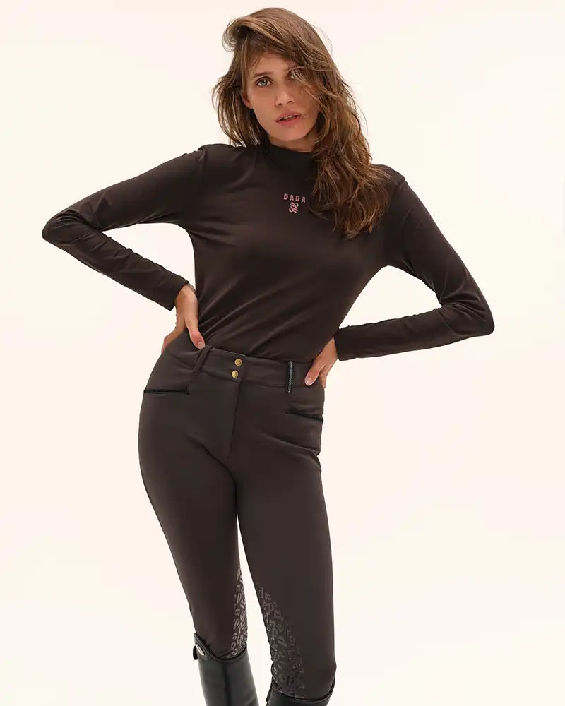 Ernest - T-shirt technique chaud d'équitation