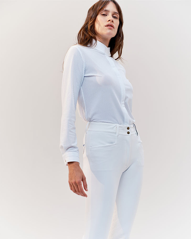 Euphoria - Chemise de concours d'équitation microperforé