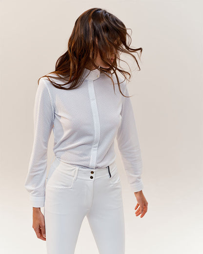 Euphoria - Chemise de concours d'équitation microperforé