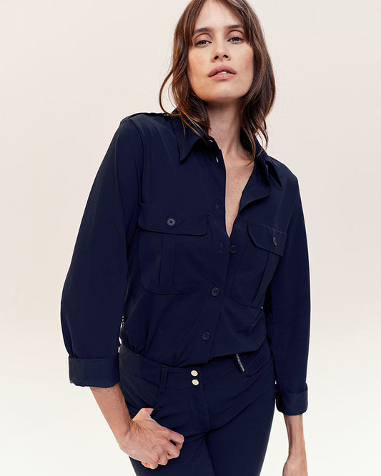 Hattina - Chemise technique fluide d'équitation