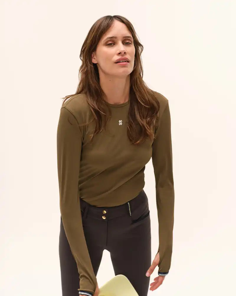 Kira - T-shirt technique manches longues d'équitation