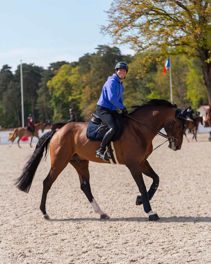 Holly - Sweatshirt technique d'équitation à capuche unisexe